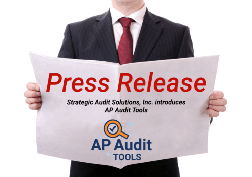 Man reading AP Audit tools press release