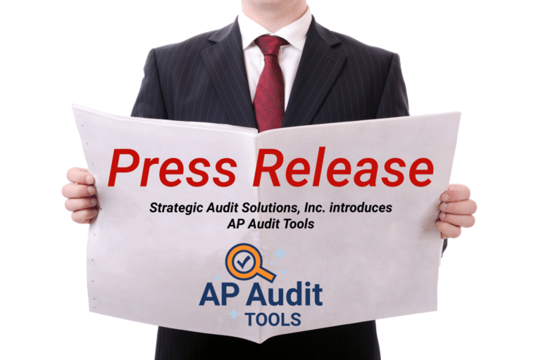 Man reading AP Audit tools press release